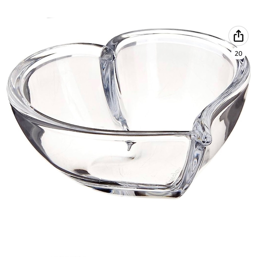 2 NEW IN BOX Orrefors Heart Votives